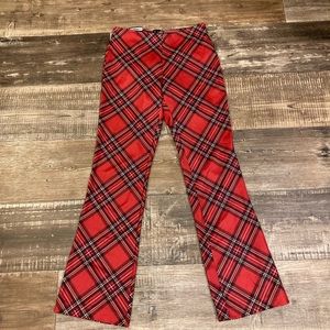 Evolution Not Revolution 90s vintage plaid pants for Ladies